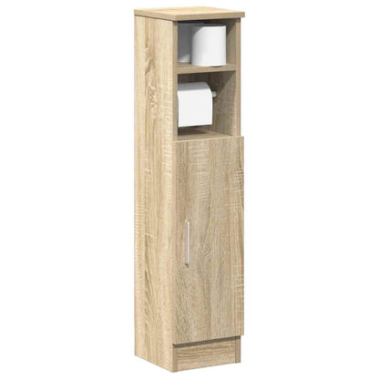 Badkamerkast Met Rolhouder 20,5X22X90 Cm Kleurig