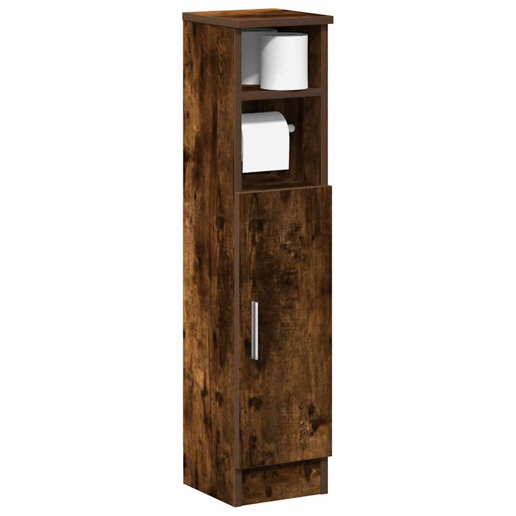 Badkamerkast Met Rolhouder 20,5X22X90 Cm Kleurig