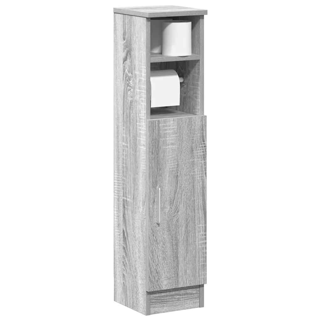 Badkamerkast Met Rolhouder 20,5X22X90 Cm Kleurig