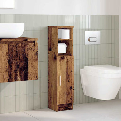 Badkamerkast Met Rolhouder 20,5X22X90 Cm Kleurig