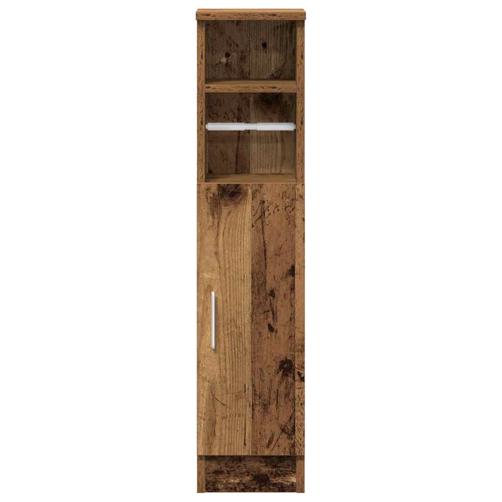 Badkamerkast Met Rolhouder 20,5X22X90 Cm Kleurig