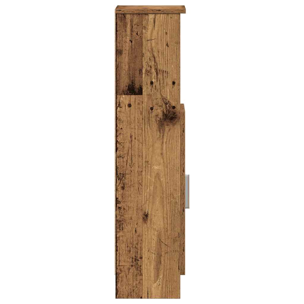 Badkamerkast Met Rolhouder 20,5X22X90 Cm Kleurig