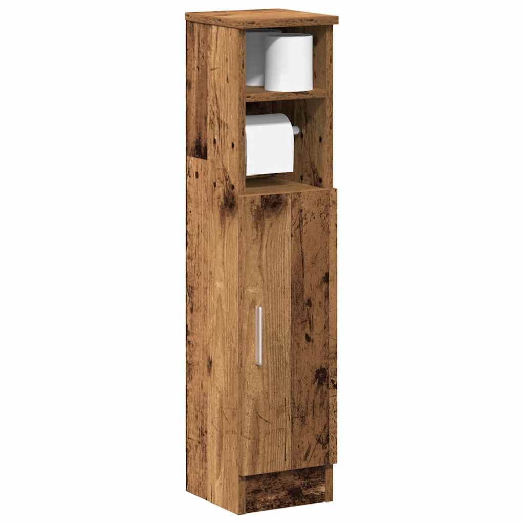 Badkamerkast Met Rolhouder 20,5X22X90 Cm Kleurig