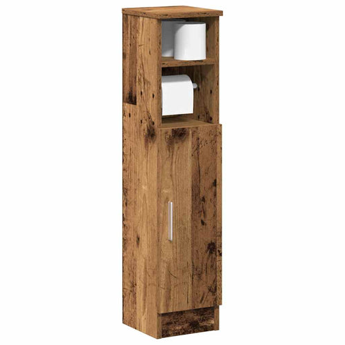 Badkamerkast Met Rolhouder 20,5X22X90 Cm Kleurig