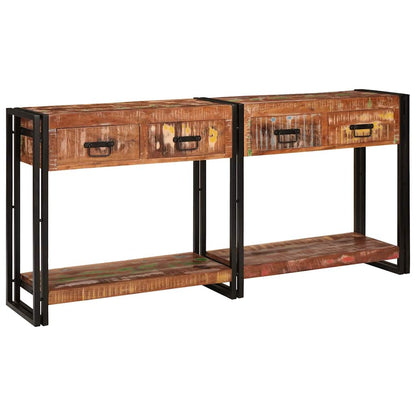 Wandtafels Met Lade Met Plank 2 Pcs 161 X 33 X 75 Cm
