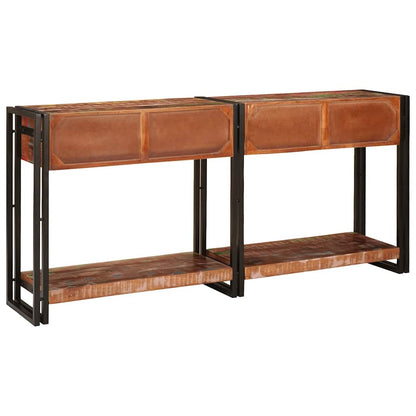 Wandtafels Met Lade Met Plank 2 Pcs 161 X 33 X 75 Cm