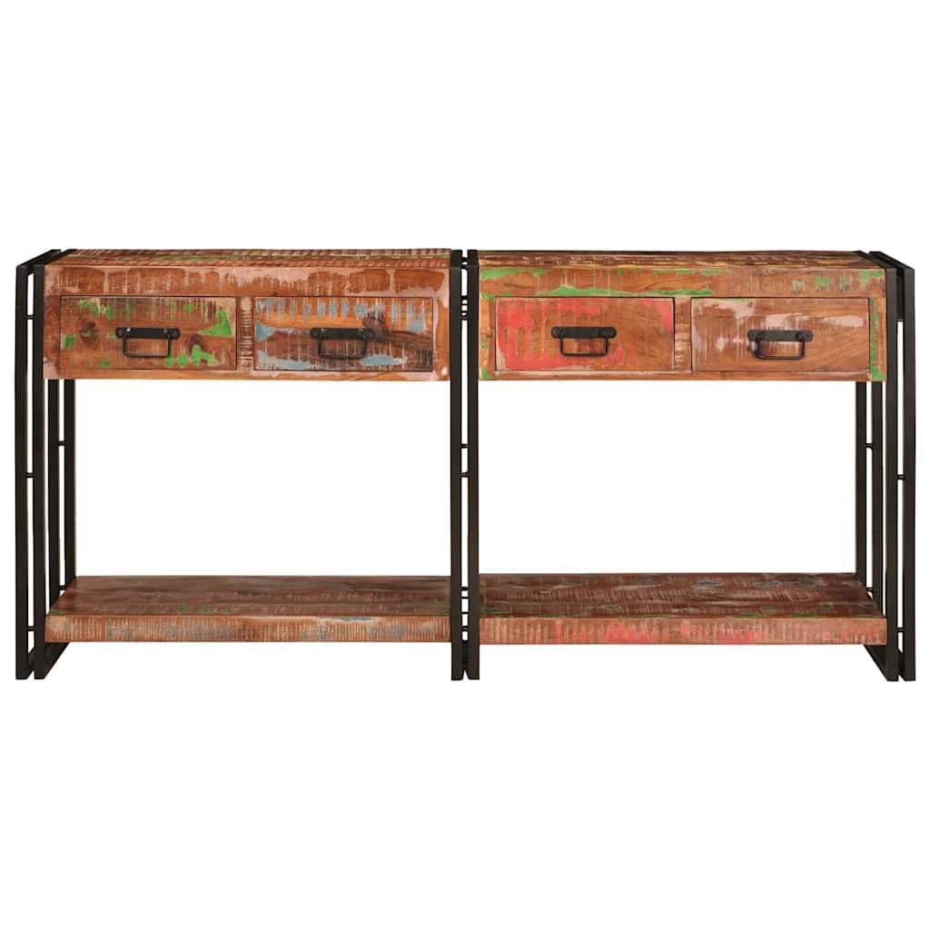 Wandtafels Met Lade Met Plank 2 Pcs 161 X 33 X 75 Cm