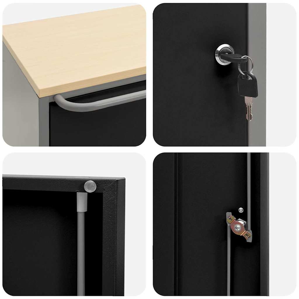 Werkbank Met Plank Met Wiel En Grijs 75 X 45 X 85 Cm