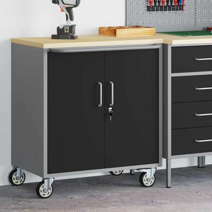Werkbank Met Plank Met Wiel En Grijs 75 X 45 X 85 Cm