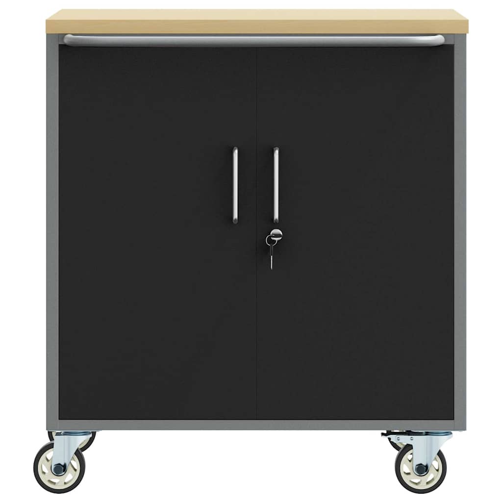 Werkbank Met Plank Met Wiel En Grijs 75 X 45 X 85 Cm