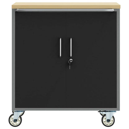 Werkbank Met Plank Met Wiel En Grijs 75 X 45 X 85 Cm