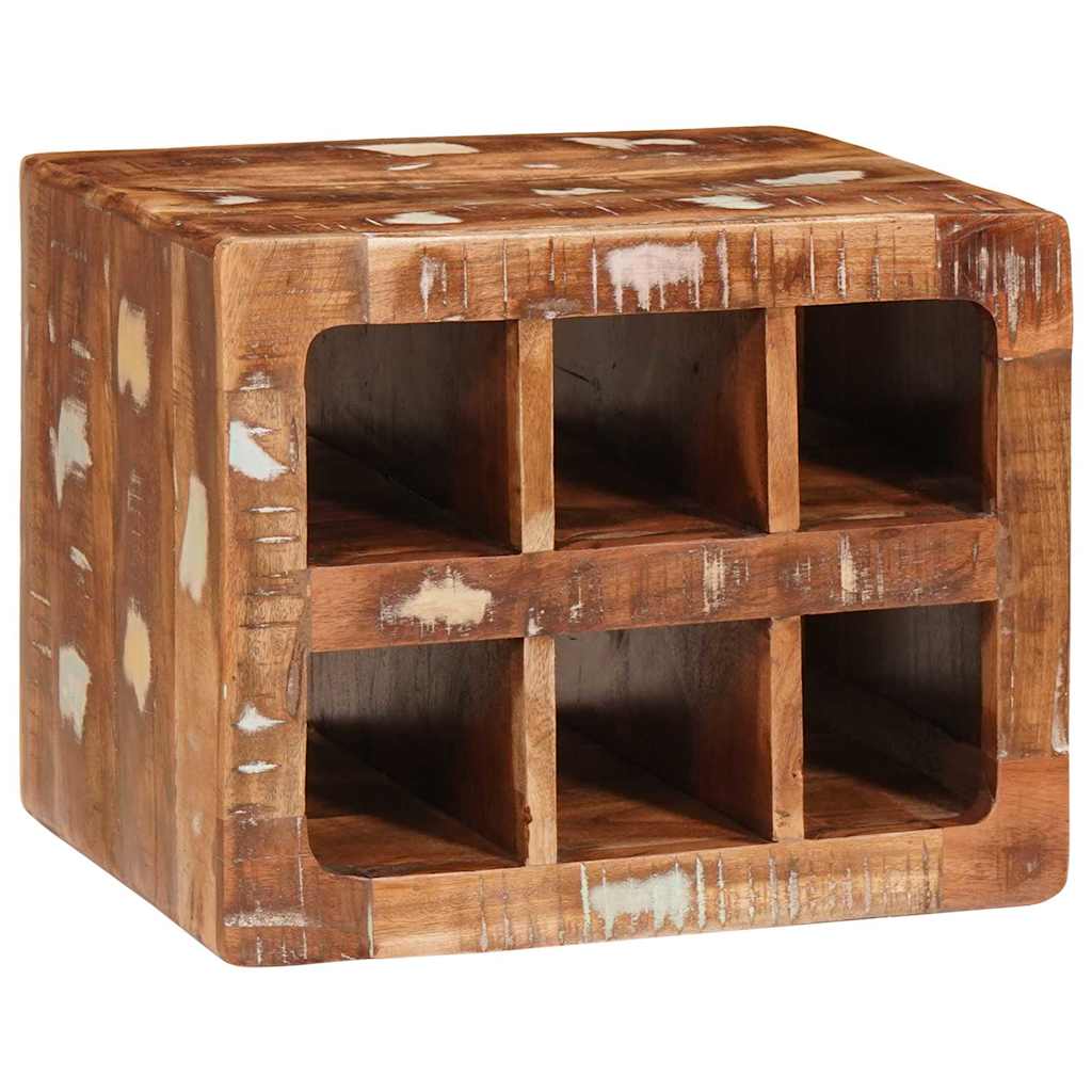 Wijnrek Bruin 44 X 30 X 35 Cm Massief Gerecycleerd Hout