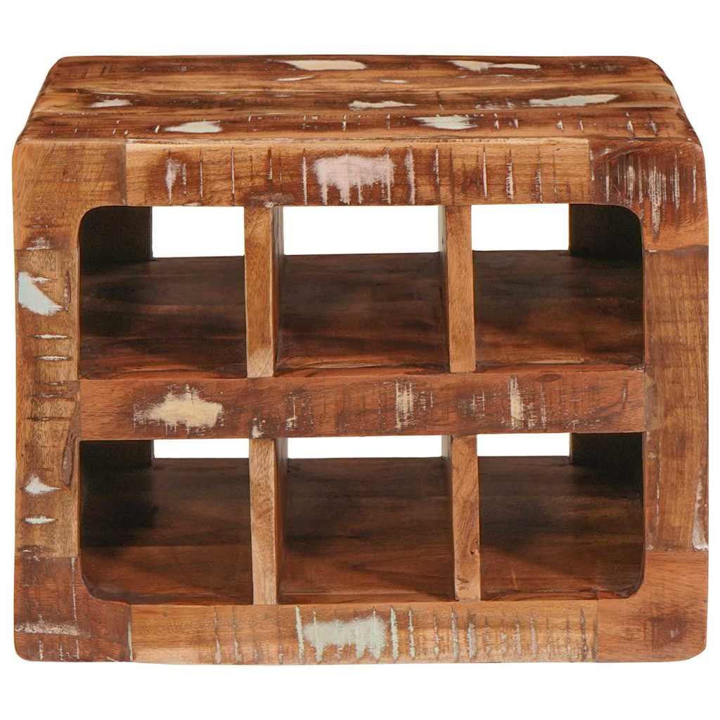 Wijnrek Bruin 44 X 30 X 35 Cm Massief Gerecycleerd Hout