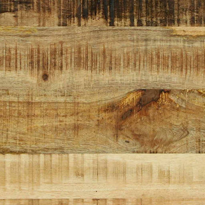 Wandtafel Met Plank Bruin 120 X 33 X 75 Cm Massief Mango Hout