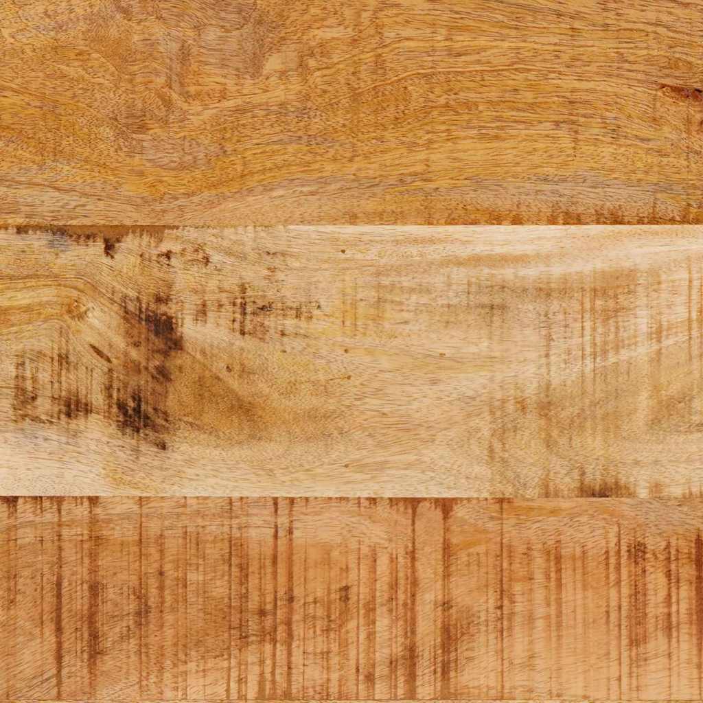 Wandtafel Met Plank Bruin 160 X 33 X 75 Cm Massief Mango Hout