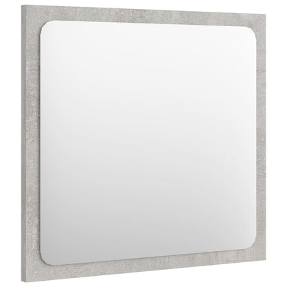 3-Delige Badkamermeubelset Bewerkt Hout Betongrijs