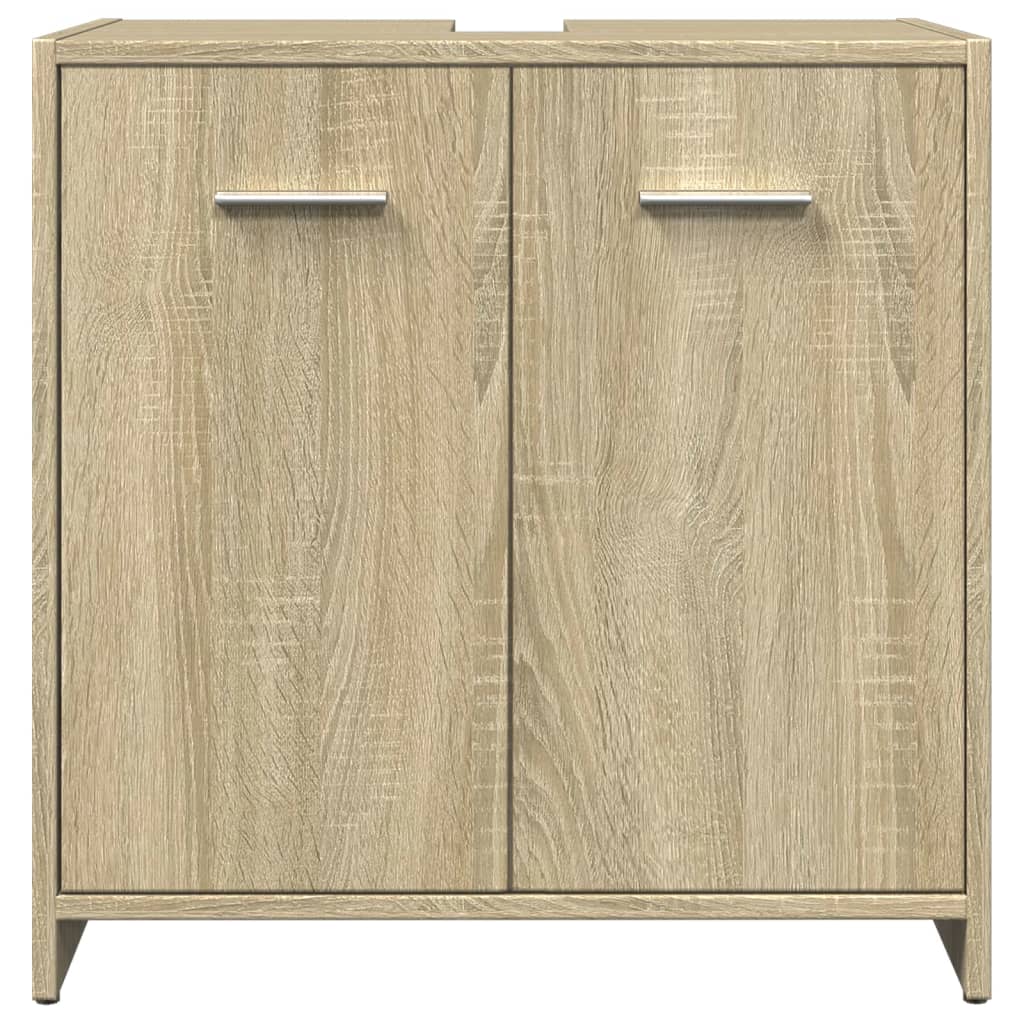 Badkamermeubelset Bewerkt Hout Kleurig