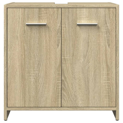 Badkamermeubelset Bewerkt Hout Kleurig