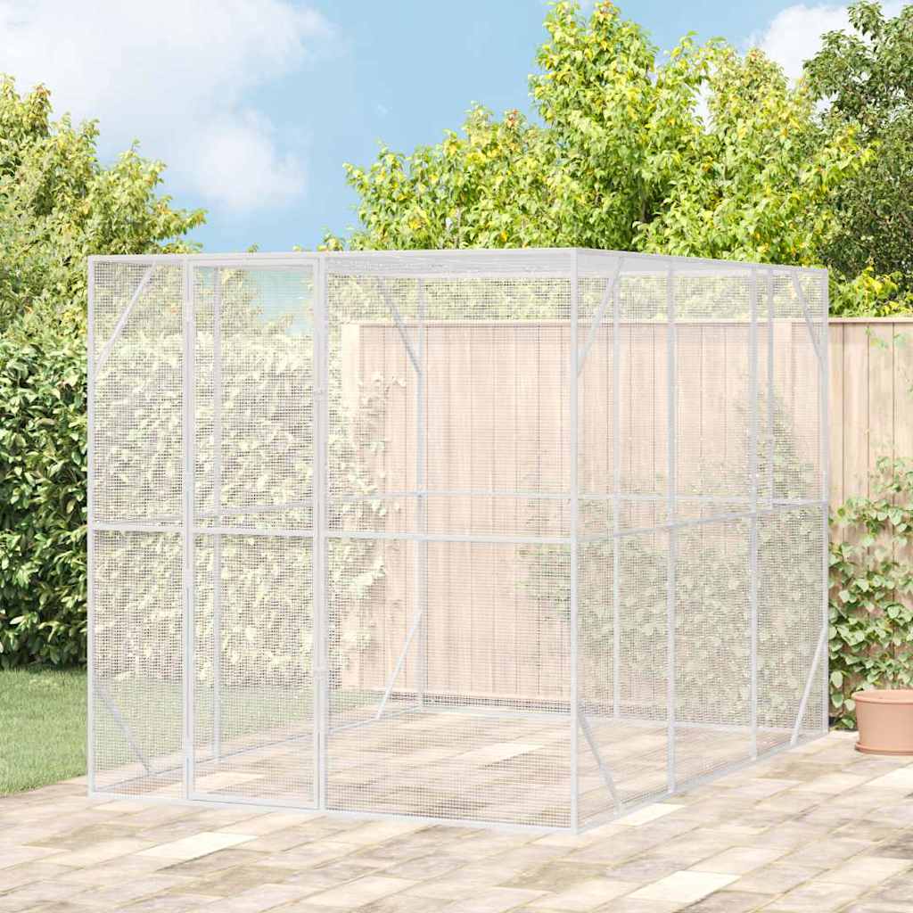 Vogelkooi Antraciet 208 X 102 X 108 Cm Gegevens Staal