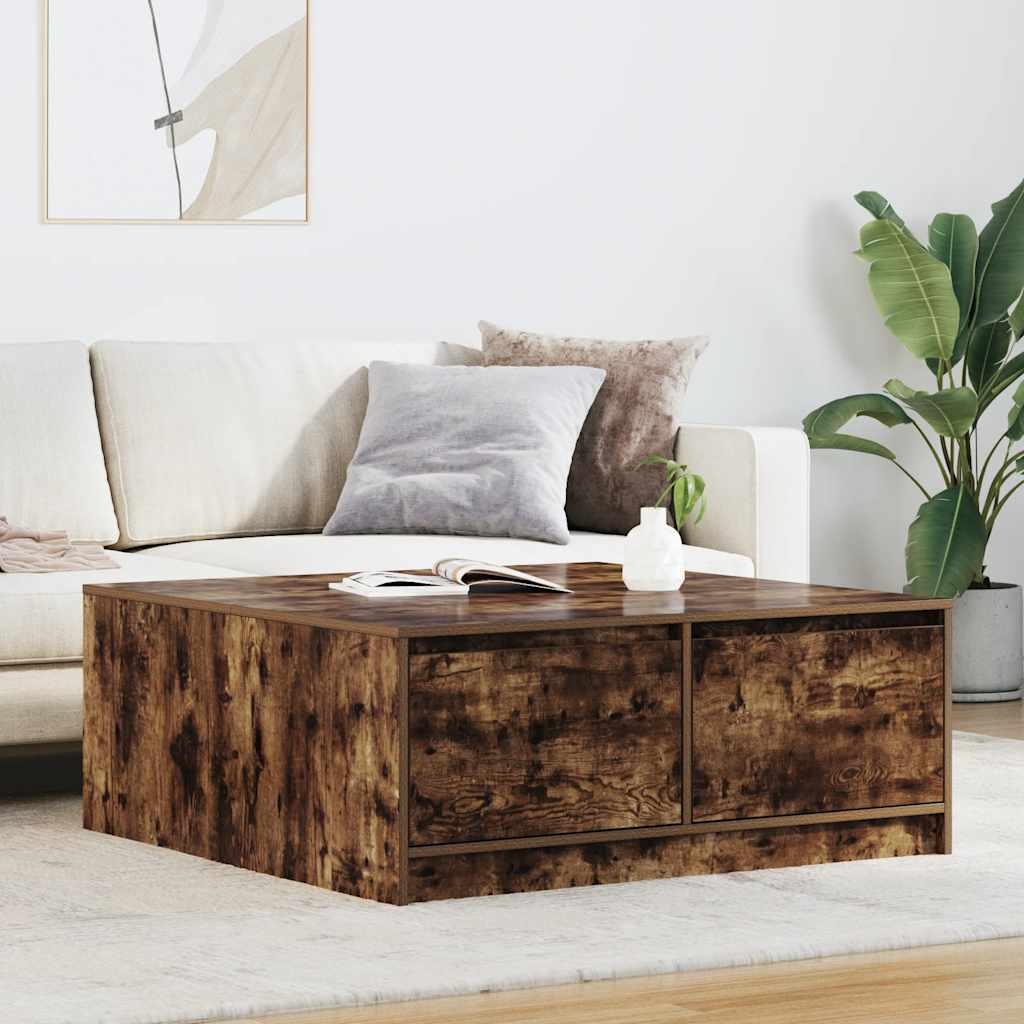 Salontafel Met Lades 70,5X70X40 Cm Kleurig