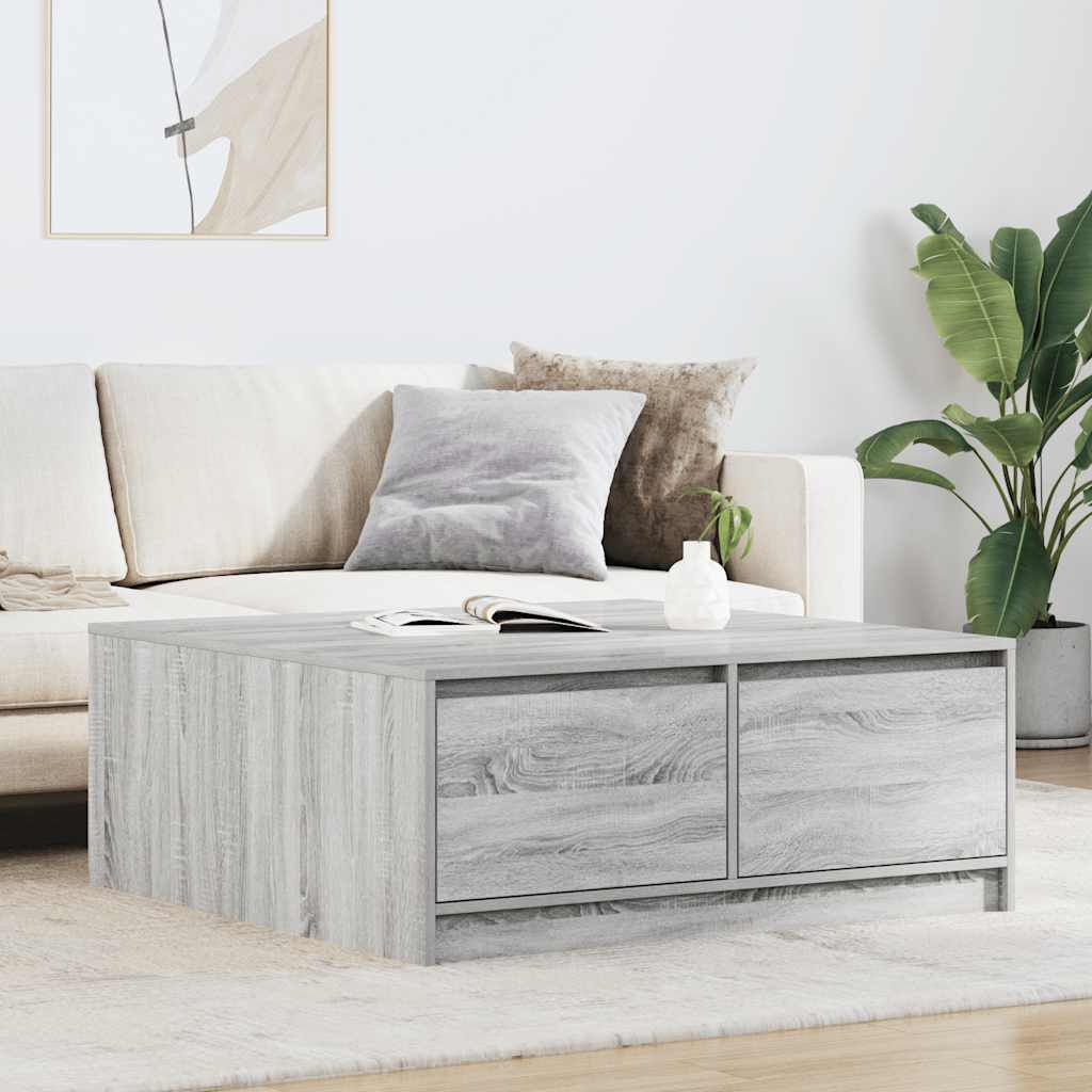 Salontafel Met Lades 70,5X70X40 Cm Kleurig