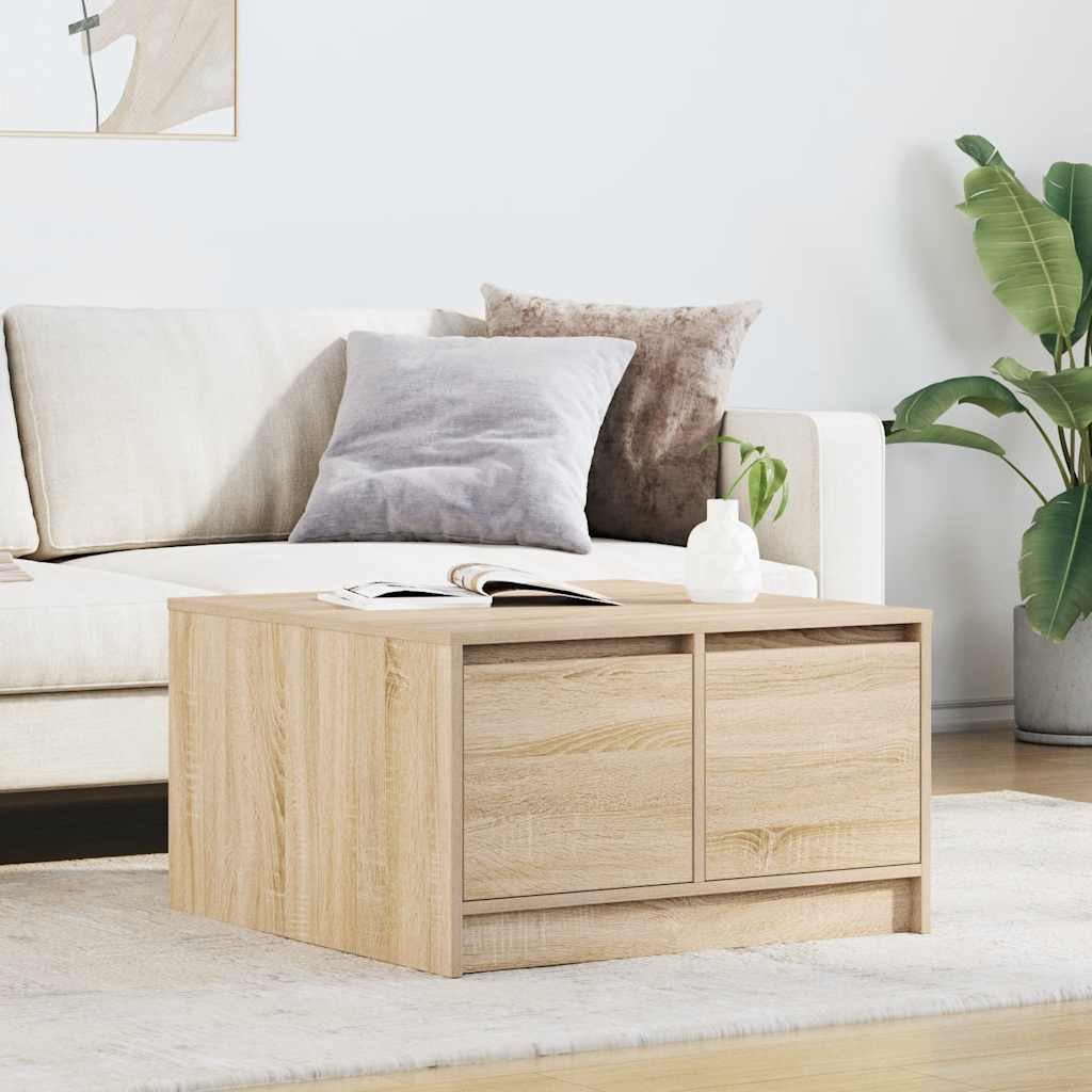 Salontafel Met Lades 70,5X70X40 Cm Kleurig