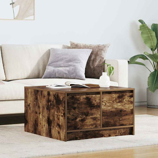 Salontafel Met Lades 70,5X70X40 Cm Kleurig