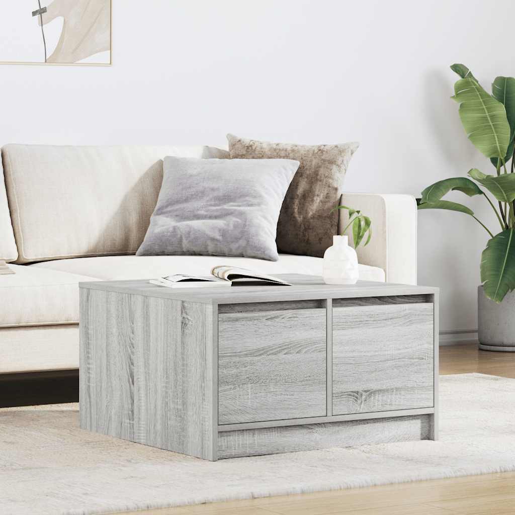 Salontafel Met Lades 70,5X70X40 Cm Kleurig