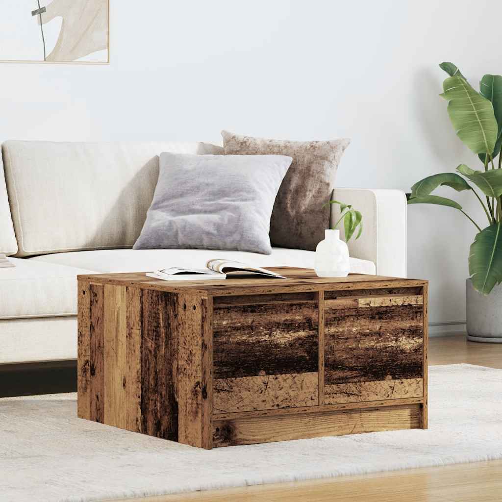 Salontafel Met Lades 70,5X70X40 Cm Kleurig