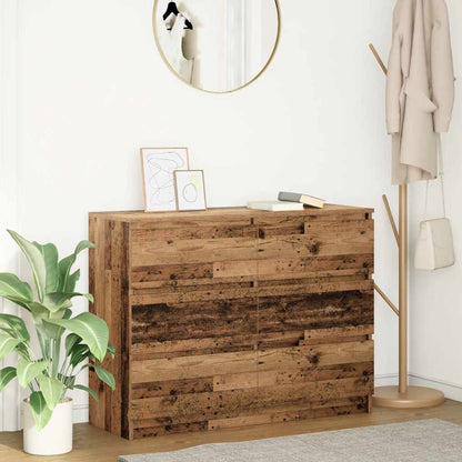 Dressoir 100X35X76 Cm Spaanplaat Ambachtelijk Eikenkleurig