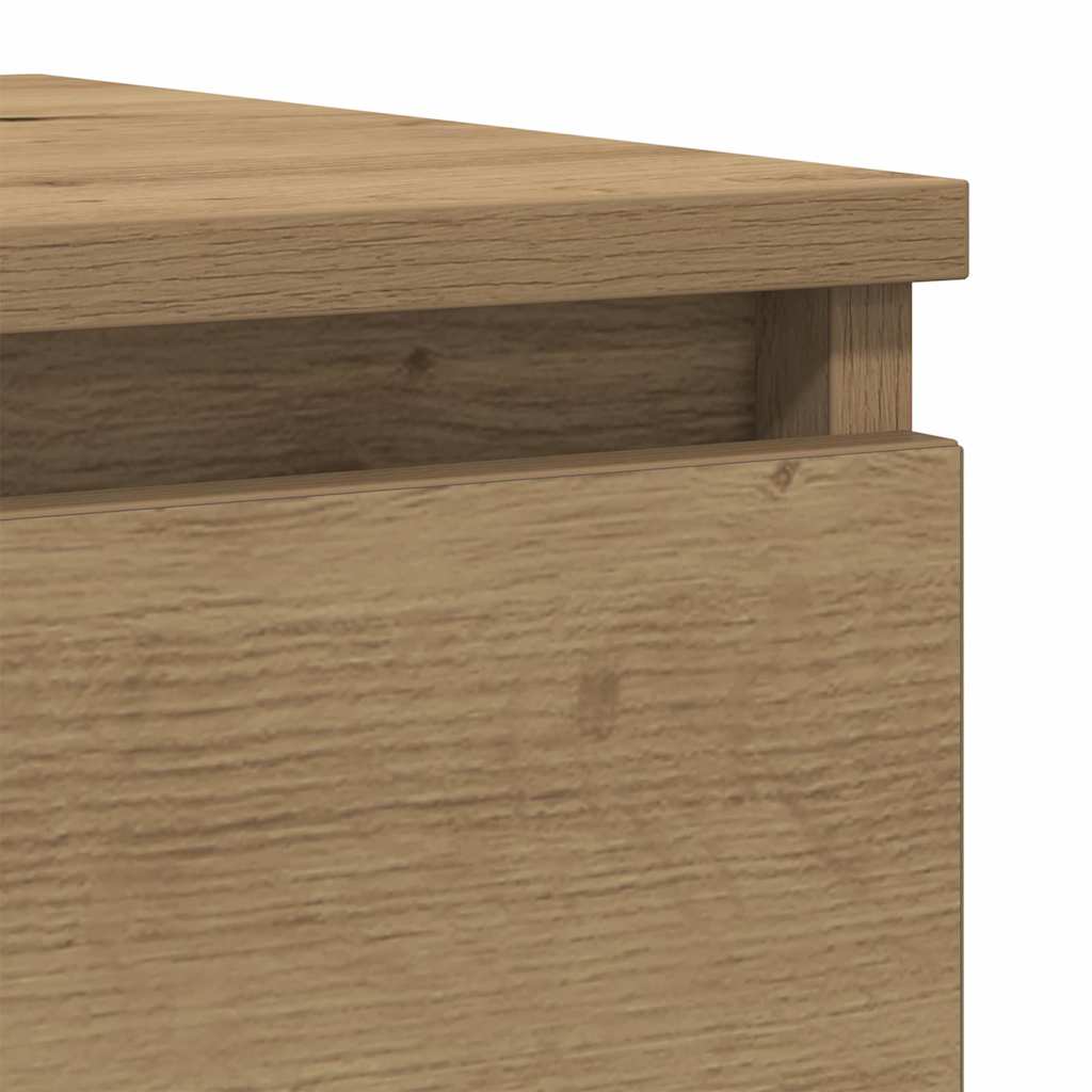 Dressoir 100X35X76 Cm Spaanplaat Ambachtelijk Eikenkleurig