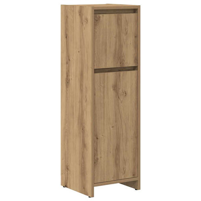 Badkamermeubelset Bewerkt Hout Artisanaal Eikenkleur
