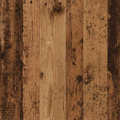 3-Delige Badkamermeubelset Bewerkt Hout Kleurig Oud Hout