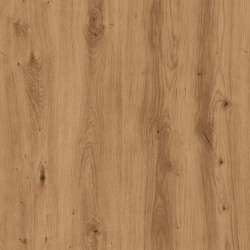 3-Delige Badkamermeubelset Bewerkt Hout Artisanaal Eikenkleur Artisanaal Eikenkleurig
