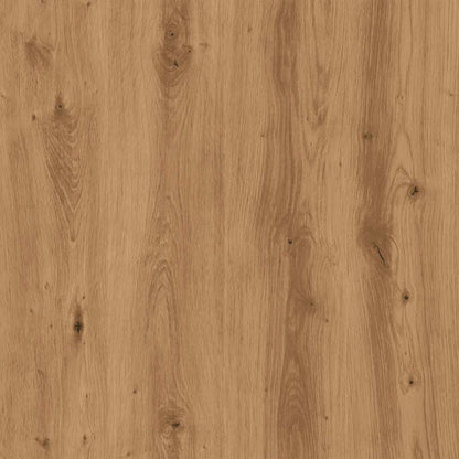3-Delige Badkamermeubelset Bewerkt Hout Artisanaal Eikenkleur Artisanaal Eikenkleurig