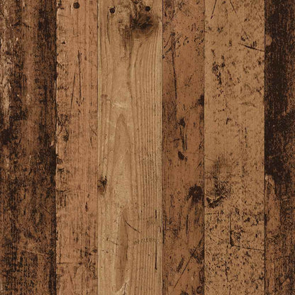 3-Delige Badkamermeubelset Bewerkt Hout Kleurig Oud Hout