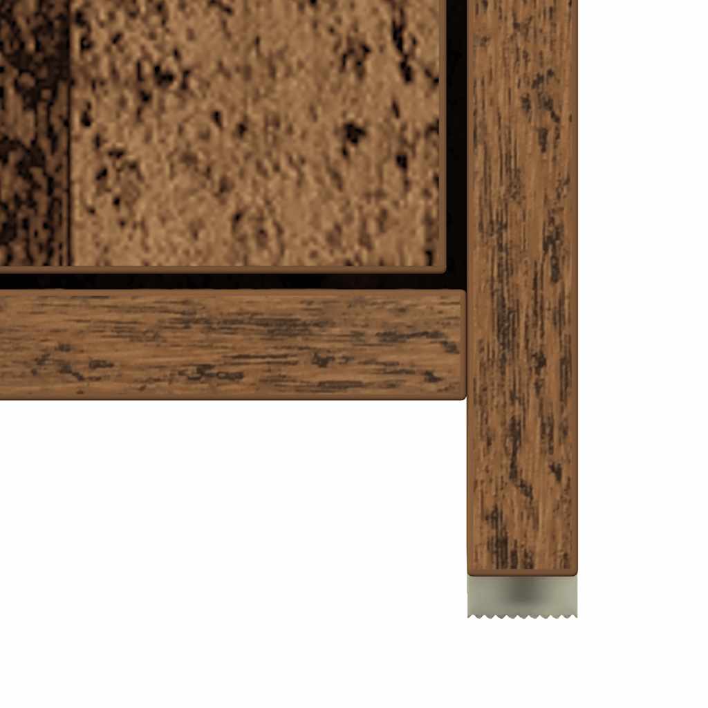 Badkamerkast 30X30X183,5 Cm Bewerkt Hout Kleurig Oud Hout