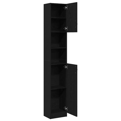Badkamerkast 32X25,5X190 Cm Spaanplaat Kleurig