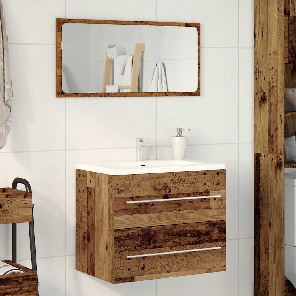 Wastafelmeubel 60X38,5X48 Cm Spaanplaat Oud Hout