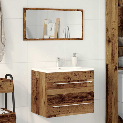 Wastafelmeubel 60X38,5X48 Cm Spaanplaat Oud Hout