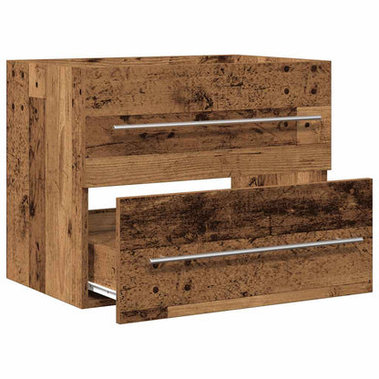 Wastafelmeubel 60X38,5X48 Cm Spaanplaat Oud Hout