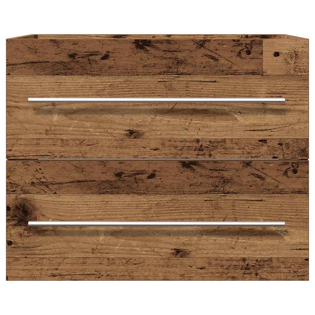 Wastafelmeubel 60X38,5X48 Cm Spaanplaat Oud Hout