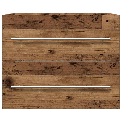 Wastafelmeubel 60X38,5X48 Cm Spaanplaat Oud Hout