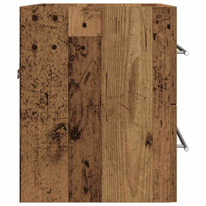 Wastafelmeubel 60X38,5X48 Cm Spaanplaat Oud Hout