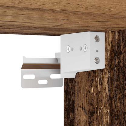Wastafelmeubel 60X38,5X48 Cm Spaanplaat Oud Hout