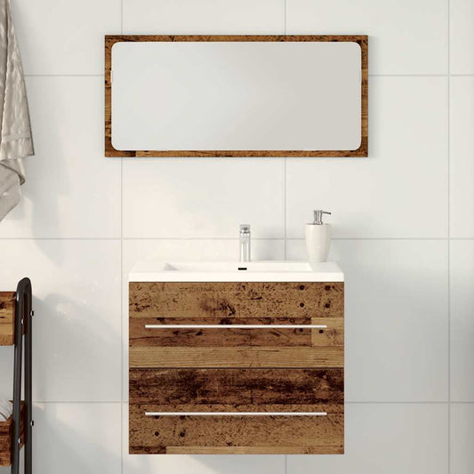 Wastafelmeubel 60X38,5X48 Cm Spaanplaat Oud Hout