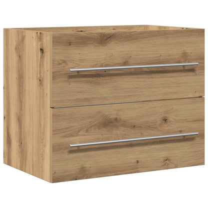 Wastafelkast 60X38,5X48 Cm Spaanplaat Ambachtelijk Eikenkleurig Artisanaal Eikenkleurig