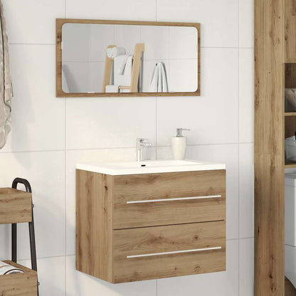 Wastafelkast 60X38,5X48 Cm Spaanplaat Ambachtelijk Eikenkleurig Artisanaal Eikenkleurig