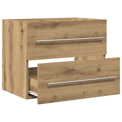 Wastafelkast 60X38,5X48 Cm Spaanplaat Ambachtelijk Eikenkleurig Artisanaal Eikenkleurig