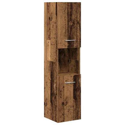 Badkamermeubelset Bewerkt Hout Kleurig Oud Hout